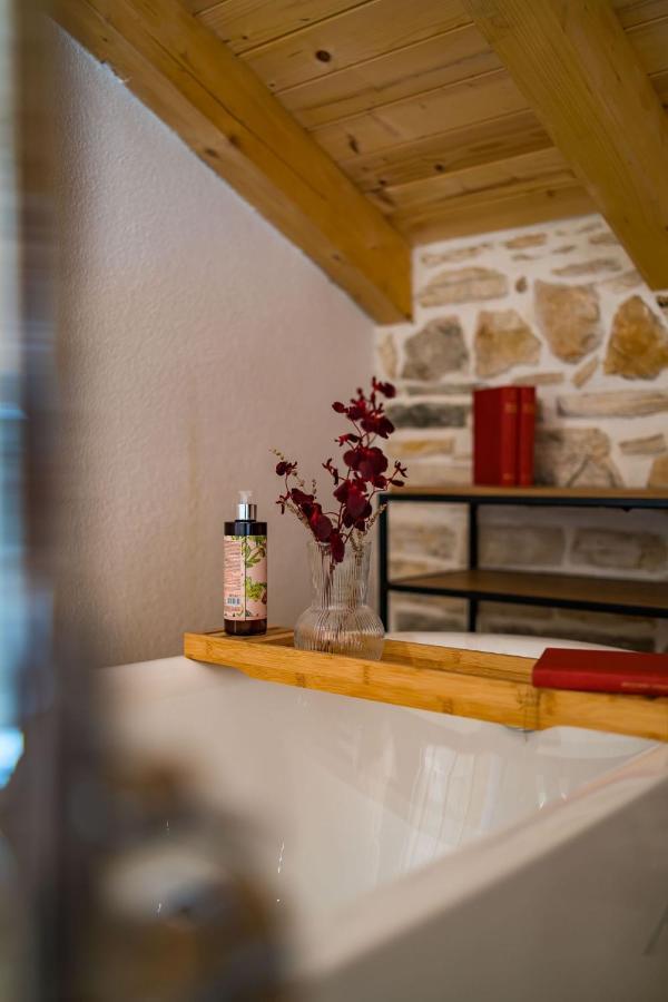 Stone House With Pool Poeta Villa Pridraga Exterior photo